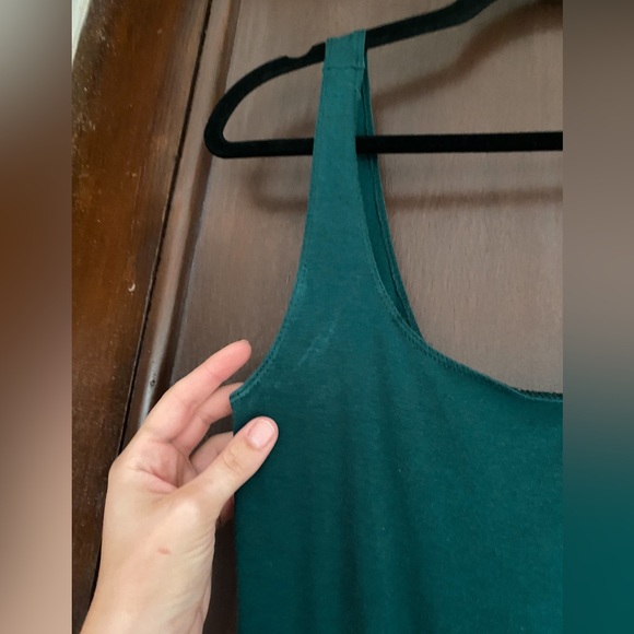 SOLD | UO Emerald Green Classic Midi Dress - Picture 4 of 4